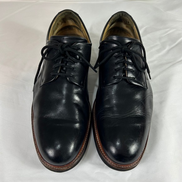 Samuel Hubbard Founder Black Leather Oxford Shoes Comfort M2100-048 12W $285 - Picture 3 of 13